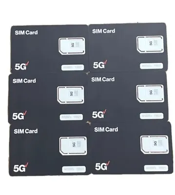 NEW Verizon 3-in-1 Prepaid/Postpaid 4G LTE 5G SIM Card Nano/Micro/Standard Size • $3.95