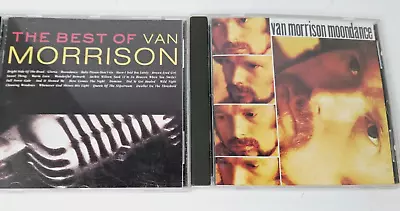 Van Morrison Music CD Lot Of 2 Moondance And The Best Of VM Rock Classic Mystic • $5.50