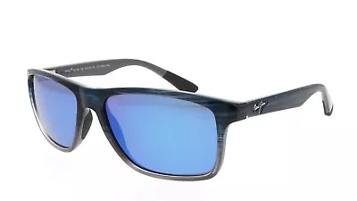 Maui Jim Onshore B798-03S - Blue Black Stripe Fade / Blue Hawaii Polarized Lens • $199.99