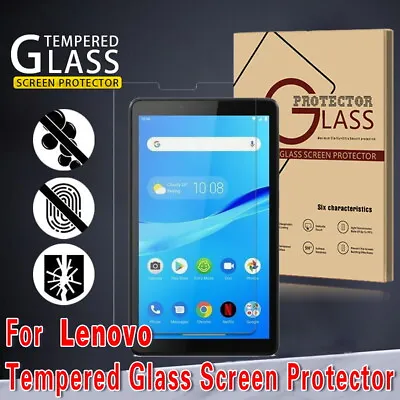Tablet Tempered Glass Screen Protector For Lenovo Tab E7/E10/M7/M8/M10/M10 PLUS • £4.99
