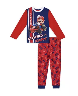 Mario Brothers Boys Long Sleeve  Pajamas Set Size 6/7 NWT Nitendo Licensed • $8.59