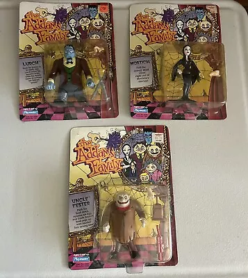 Lot Of 3 1992 Playmates The Addams Family Morticia Lurch Uncle Fester New • $52