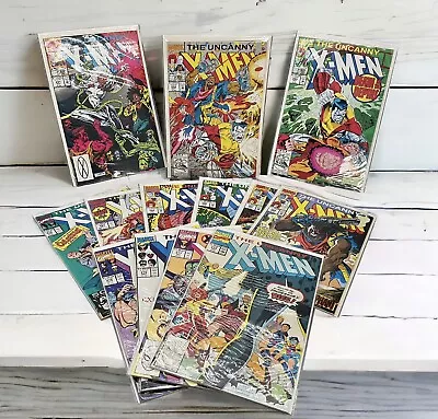 Marvel Comics - UNCANNY X-MEN - Vol Lot Of 13 - Bagged Boarded 1991 Vintage • $34.95
