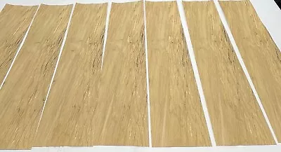 White Oak Wormy Wood Veneer: 7 Sheets ( 32  X 6.5  ”) 10 Sq Ft • $21.99