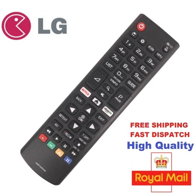 £3.95 • Buy Akb75095308 For Lg Tv Replacement Remote Control Smart Tv Led 3d Netflix Button