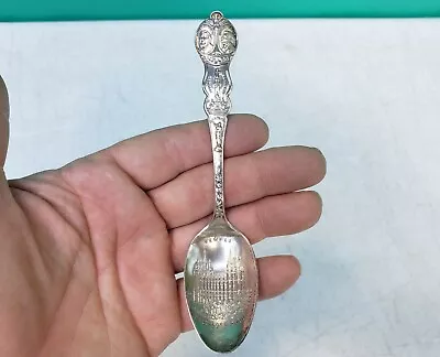 Mormon Temple Sterling Silver Souvenir Spoon Salt Lake Utah City Brigham Young • $79.95