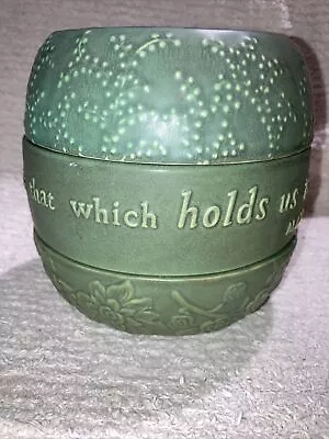 2003 Hallmark Maya Angelou Life Mosiac Keepsake Ceramic 3 Tiered Decorative Jar • $18.99
