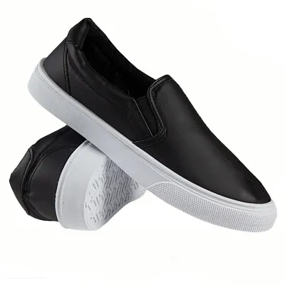 Mens Slip On Casual Canvas Espadrilles Deck Plimsolls Trainers Pumps Shoe New Sz • £11.95