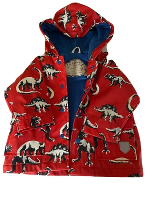 £7.99 • Buy Hatley Boys Colour Changing Dinosaur Rain Coat Age 12-18 Months