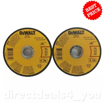 Dewalt #DWA8051  4-1/2  X 0.045 X 7/8  Type 1 Saw Blade Pack Of 2 • $15.99