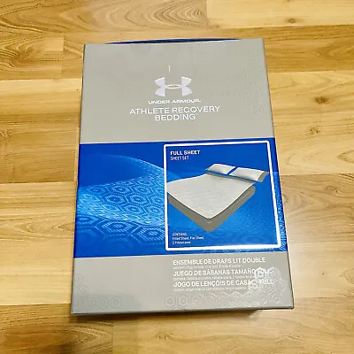 $99.99 • Buy Under Armour Athlete Recovery Bedding White FULL SHEET SET - NEW IN BOX