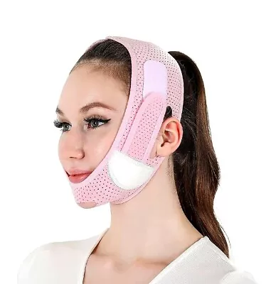 V-line Slimmimg Face Chin Lift Up Mask Anti Wrinkle Belt Strap Band Anti Snore • $5.99