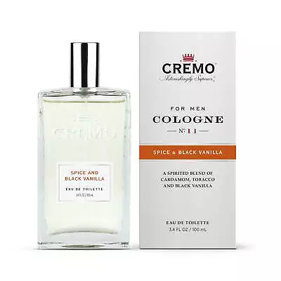 Men's Cologne Spray Spice & Black Vanilla Scent 3.4 Fl Oz • $22.99