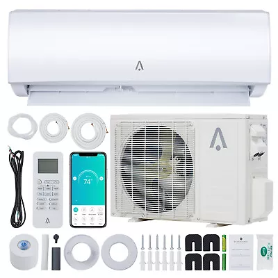 9000-36000 BTU Ductless Mini Split Air Conditioner & Heat Pump SEER 19 For Home • $540.99