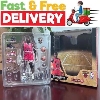 Mafex Basketball Legend 23 Michael Jordan Action Figure Bulls Collectible Sport • $46.19