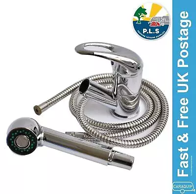 Single Lever Tap Mixer Chrome Single Hole Shower Caravan Motorhome Boat • $110.26