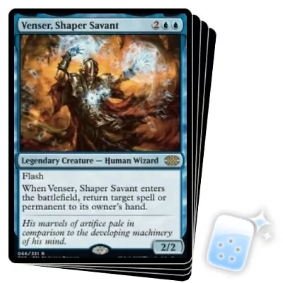 VENSER SHAPER SAVANT X4 Double Masters 2022 Magic MTG MINT CARD • $4.79