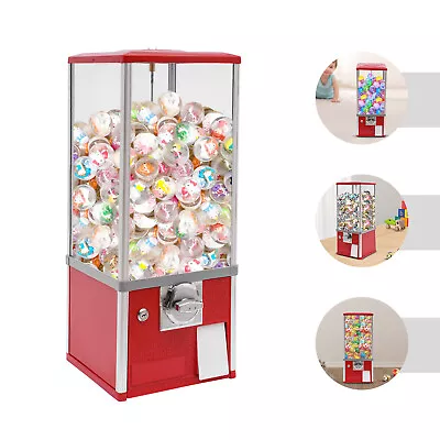 Gumball Machine Vintage Candy Vending Dispenser Coin Bank Big Capsule 50*50mm • $159