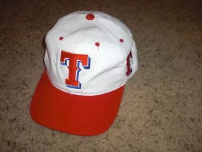 Vintage 90s TEXAS RANGERS White The Game SNAPBACK Ballcap Hat Adult • $17.16