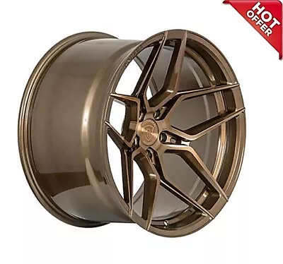 4ea 19x9.5  Rohana Wheels RFX11 Brushed Bronze Rims 5x130 • $2400