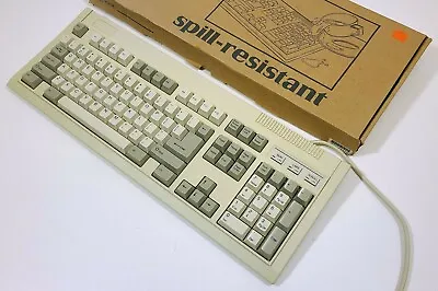 Antec Kf168 Spill-resistant Keyboard For Vintage Ibm Computer 5-pin Din • £48.25