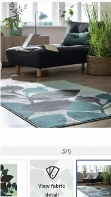 £34.99 • Buy Brand New Habitat Skandi Floral Rug - Multi - 120x170cm