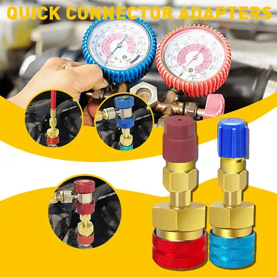 R1234yf To R134a Quick Coupler Adapter High Low Side Conversion Kit For Car A/C • $15.99