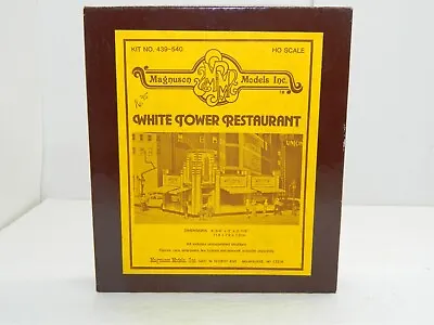 MAGNUSON MODELS # 439-540 HO Scale WHITE TOWER RESTAURANT BUILDING KIT NOS MIB • $26.99