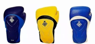 GK Twins BOXING GLOVES BEST QUALITY Thai Muay  Leather MMA UFC K1 All Sizes • £24.99