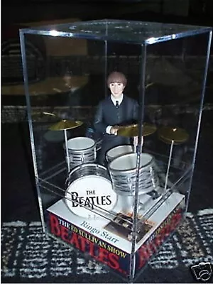 ED Sullivan The Beatles RINGO Figure Doll Case Ludwig Black Oyster Pearl Drums • $44