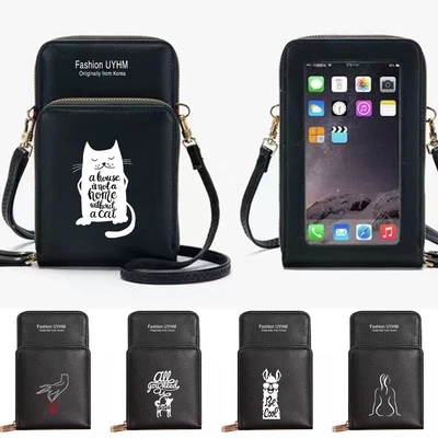 £8.99 • Buy Touch Screen Wallet Card Holder Handbag Case Mobile Phone Crossbody Shoulder Bag
