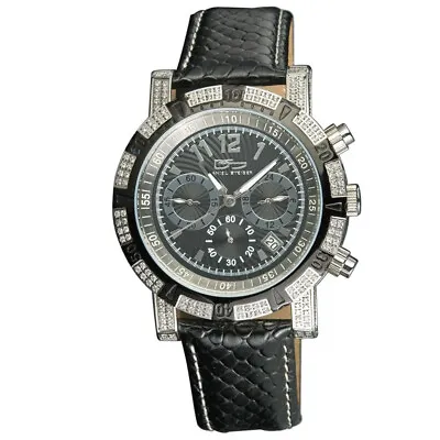 $44.99 • Buy Daniel Steiger Men's  Rialto Chronograp L316 Steel Watch With Simulated Diamonds