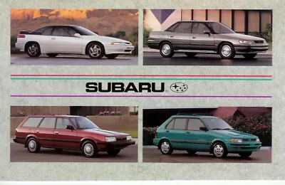 $7.95 • Buy 1993 Subaru Brochure Svx Legacy Loyale Justy  Free Shipping!