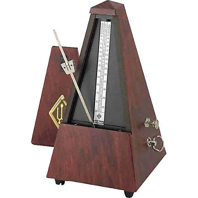 Wittner Bell Wood Key Wound Metronome Mahogany 811m - New - Extended Warranty • $176.50