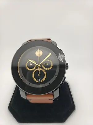 Movado Bold Trend Large Brown TR90 Chronograph Strap Watch - 3600540 • $199.99