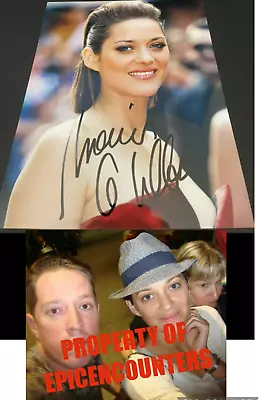 Gorgeous Marion Cotillard Signed Hot 8x10 Photo W/proof W/coa Public Enemies • $59.99