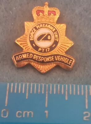 Metropolitan Police Force Firearms Unit Armed Response Vehicle Lapel Pin Badge  • £5