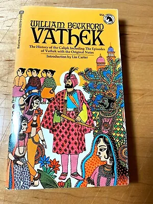 Vathek-william Beckford 1st 1971 Ballantine Adult Horror Fantasy Pb-scarce Fn • $24