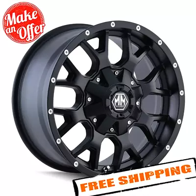 Mayhem 8015-2137MB Warrior 8015 Series Matte Black Wheel • $315.99