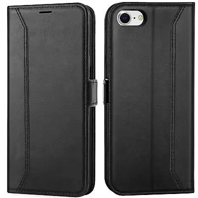 Flip Case For IPHONE 7 8 Se 2 Se 3 Rfid Case Cover Book Case • £13.75