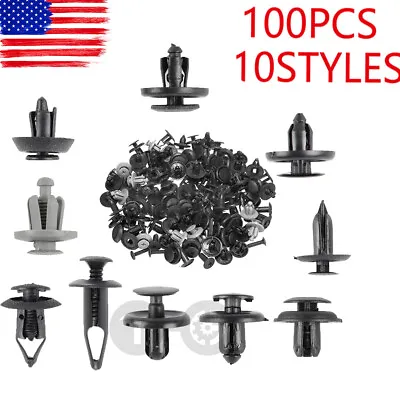 100x Trunk Screw Rivets Bumper Fender Clips For BMW 120i 130i 323i 328xi 335i  • $6.96