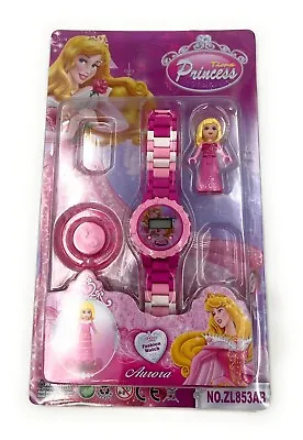 Building Block Spinning Kids Boys Girls Childrens Digital Toy Watch Gift New • $8.08