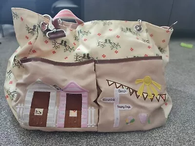 £22.99 • Buy YUMMY MUMMY PINK LINING BABY Beach Hut CHANGING BAG QUEENSDALE LARGE TWINS 