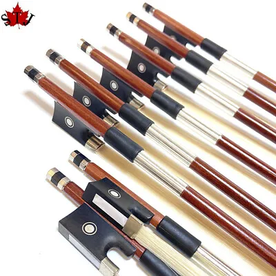 10pcs Advanced High Quality Brazilwood Student Violin Bow 3/4ebony Frog • $79.90