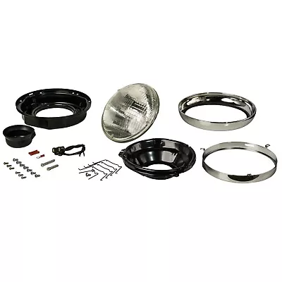 360 Twin  7″ Headlight And Trim Kit For Harley Davidson Fl 1958-1984 • $85