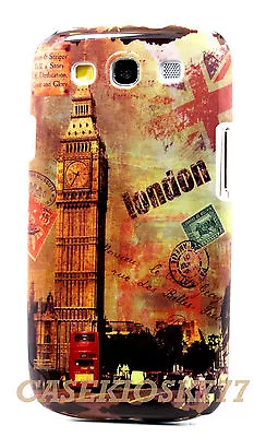 For Samsung Galaxy I9300 S3 S III Hard Back Case Cover London Big Ben Bus Retro • $7.80