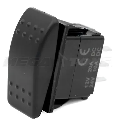 SPDT Waterproof 20A 12/24VDC Momentary Rocker Switch (ON)-OFF-(ON) USA SELLER!!! • $7.95