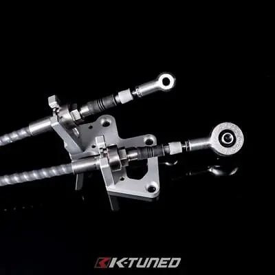 K Tuned Race-Spec Shifter Cables And Trans Bracket RSX EG EK K Swap K20 K24 • $377.99