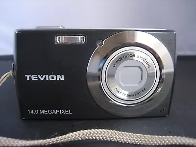 TEVION 14.0 MEGAPIXEL MD 86497 4x WIDE OPTICAL ZOOM LENS Digital Camera UNTESTED • $99.99