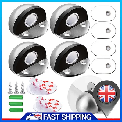 £6.90 • Buy Magnetic Door Stopper,Heavy Duty Metal Door Stop Catch Holder, Stainless Steel